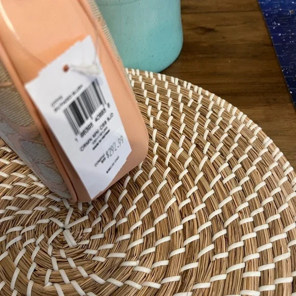 New Coach Pebbled Signature Hobo Bag in Peach - Picture 10 of 16